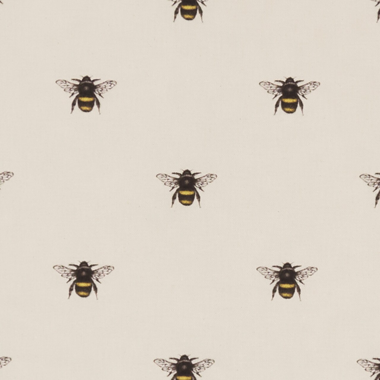 1 Yard Ivory Multipurpose Fabric Animal/Insects CottonLinen Print 54.375 inch Width